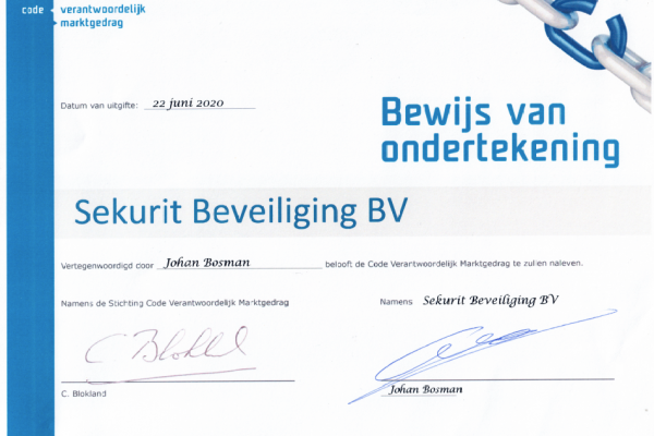 Ondertekening Code VM Ondertekening Code VM